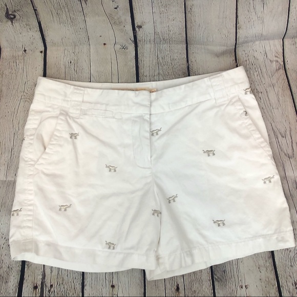 J. Crew Pants - JCREW chino elephant white shorts